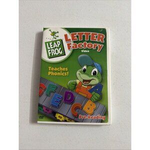 Leap Frog Letter Factory Video Pre-Reading Teaches Phonics DVD
